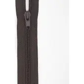Prym , bruine kunststof, deelbare ritssluiting, lengte 70 cm, per stuk.