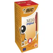 BIC M10 Original Clic - 50 stuks - Balpen - Rood - Medium 1.0mm