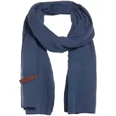 Knit Factory Liv Sjaal - Jeans - 200x40 cm