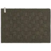 Knit Factory Placemat Uni - Khaki - 50x30 cm