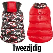 Croci Red Camou gevoerde jas, 10 cm - 9 gram