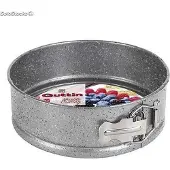 Quttin Springvorm Pan Quttin Koolstofstaal Cirkelvormig Grijs