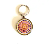 LYSEL Handmade Sleutelhanger Mandala Jezelf Vieren
