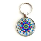LYSEL Handmade Sleutelhanger Mandala Passie