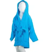 The One Towelling Kinder Badjas Turquoise - 116/128