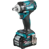 Makita TW005GD201, Accuschroefboormachine met slagfunctie, Pistolgreep, 1/2", Zwart, Blauw, 3200 omw/min, 1000 omw/min