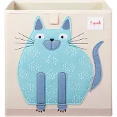 3 Sprouts Opbergdoos - 3 SPROUTS - 30x30x30cm - Beige/Wit - Karton/Papier - Kind