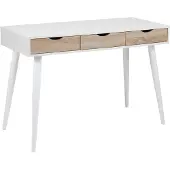 Molecule Neptun Bureau Wit met 3 Lades - Minimalistisch Design