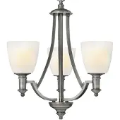 HINKLEY LED Kroonluchter | 3X E27 Max 60W | Dimbaar | Antique Nickel
