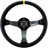 Sparco Steering Wheel 345 Leather Black