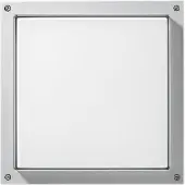 Performance In Lighting Wandlamp Bliz Square 40 3.000K wit dimbaar 40,, wit / opaal, Aluminium