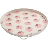 3 Sprouts - Play Mat Bag - Pink Elephant