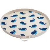 3 Sprouts - Play Mat Bag - Blue Whale