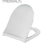 Pressalit Sway D closetzitting met deksel softclosing-quickrelease Wit