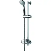 Ideal standard Ide Idealrain Glijstangcombi. S1 600Mm 1 Functie Handdouche