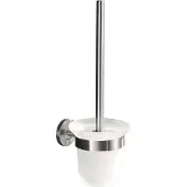 Mueller 304 wc borstel met houder RVS