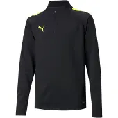 Puma teamLIGA 1/4 Zip Top - Sporttrui Jongens - Maat 152 - Zwart