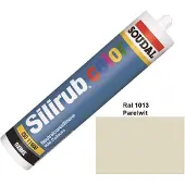 Soudal Silirub Color | Siliconenkit | Parelwit Ral 1013 | 300 ml - 105822