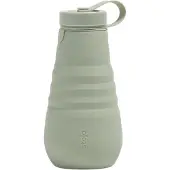 Stojo Drinkfles 590 ml - Apricot Kleur: grijsgroen