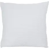 Bink Bedding Sierkussen Wafel (Pique) Wit 50 x 50 incl vulling