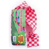 Pxp Crepe guirlande - slingers -- rood/wit geblokt
