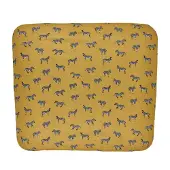 Meyco Waskussenhoes 3K Zebra Animal Honey 75x85cm