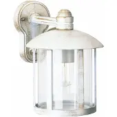 Albert Wandlamp buiten Geras, wit / opaal, Aluminium, Modern, Wandlamp buiten