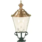 Ks Verlichting Ronde, nostalgische lantaarn lamp Berghuizen K3B groen