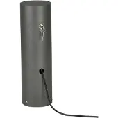 ALBERT LEUCHTEN Contactdooszuil 4411 1-voudig, IP54 afsluitbare deur, alu / grijs / zink, Aluminium
