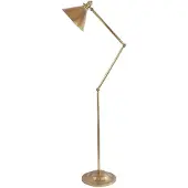 Elstead Lighting Elstead Provence vloerlamp, E27, verouderd messing