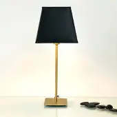 Holländer Tafellamp Mattia, zwart, Woon-/ Eetkamer, metaal, Modern, tafellamp