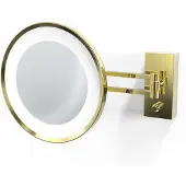 DECOR WALTHER Make-up spiegel BS 36 LED Gold (3x magnification)
