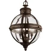 FEISS LED Kroonluchter | 3X E14 Max 60W | Dimbaar | British Bronze
