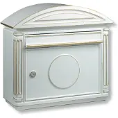 Burg wachter Burg-wächter Wandbrievenbus Venezia 1899 - Aluminium - Wit - 41,7x39x17 Cm