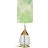 Ebb & Flow Lute Tafellamp Basis Ø: 22 cm | Forest Green|Gold E27 IP20