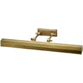 Elstead Lighting Schilderij verlichting Chawton L, oudmessing dimbaar, brons / oud-messing, Woon-/ Eetkamer, metaal, Wandlamp