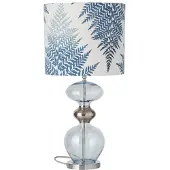Ebb & Flow Futura Tafellamp Basis Silver | Topaz Blue|Platinum | Medium E27 IP20