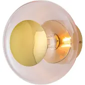 Ebb & Flow Wandlamp Horizon, dimbaar, paars / roze / rose, Woon-/ Eetkamer, Glas, Scandinavisch, wandlamp