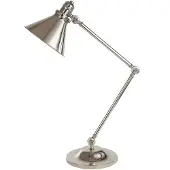 Elstead Lighting LED Tafellamp Provence | 1X E27 Max 60W | Polished Nickel