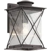 Elstead Lighting LED Wand Buitenlamp Argyle | 1X E27 Max 60W | IP44 | Dimbaar | Weathered Zinc