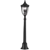 Elstead Lighting LED Tuin Pilaar English Bridle | 3X E14 Max 60W | IP44 (Outdoor) | Black