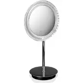 DECOR WALTHER Make-up Spiegel BS 15 Touch LED Staand Chrome (5x Magnification)