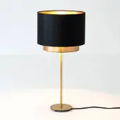 Holländer Tafellamp Mattia, messing / goud, Woon-/ Eetkamer, metaal, Design, Tafellamp