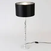 Holländer Design tafellamp Cancelliere Rotonda, chroom / zilver, Woon-/ Eetkamer, Textiel / Stof / Zijde, Design, tafellamp