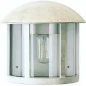 Albert Platte Wandlamp Buiten Holli Wit Goud