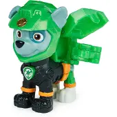 Paw Patrol Moto Pups Rubble rescue pup verzamelfiguur + politie badge