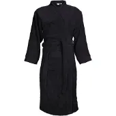 The One Towelling Luxe Badjas - 100% Katoen Zwart / S/M