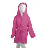 The One Towelling Kinder badjas Magenta - 152/164