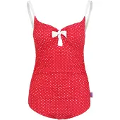 Petit Amour Badpak 'ANTONIE' rood / wit