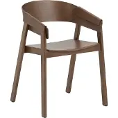 Muuto Cover Armchair Stained dark brown